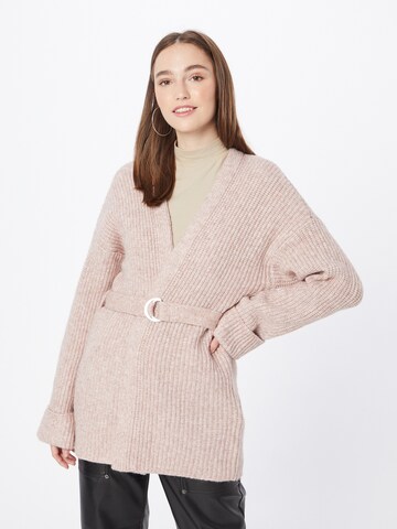 Cardigan 'Laura' ABOUT YOU en rose : devant