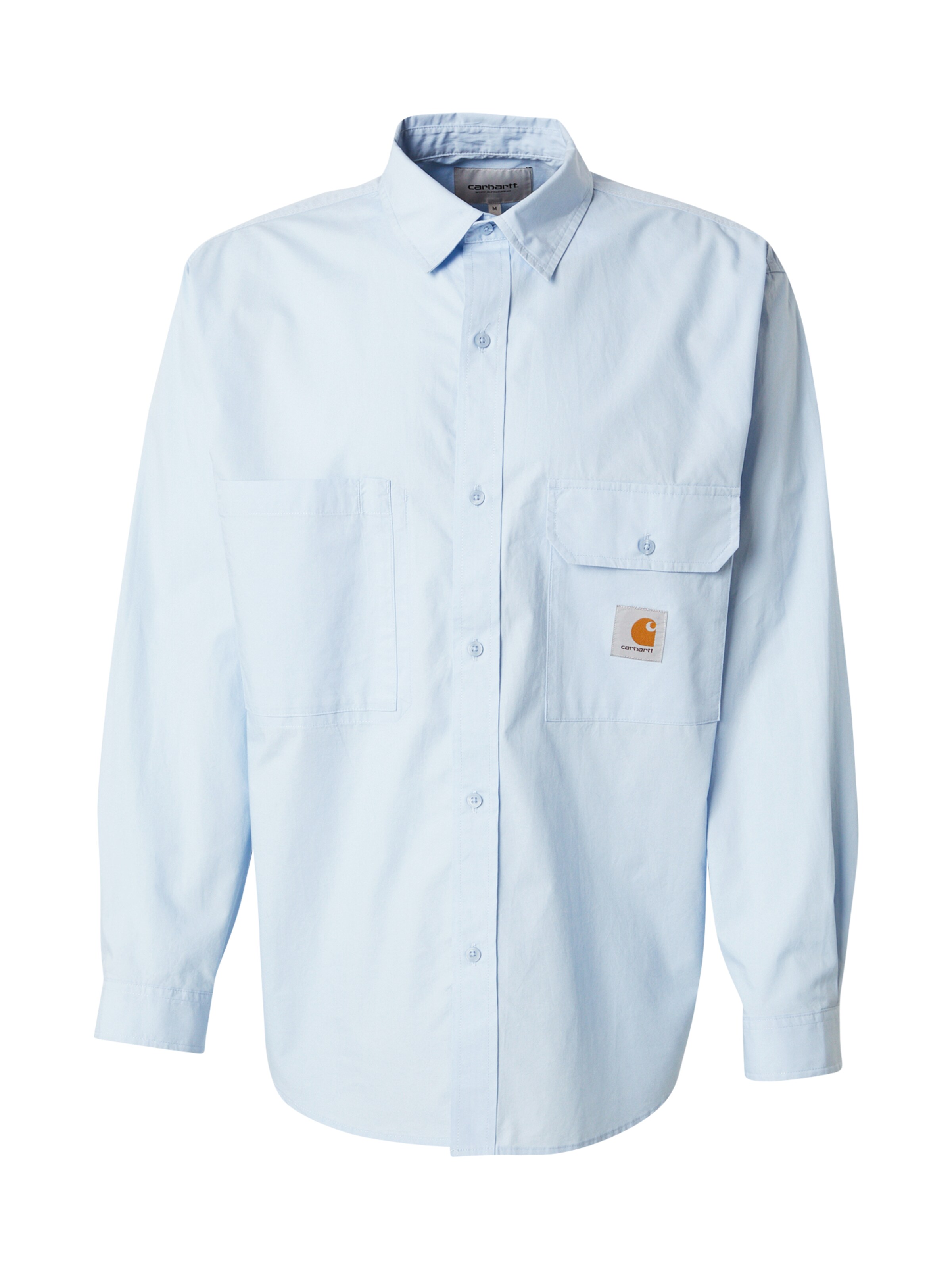 Carhartt WIP Tavaline suurus Triiksärk 'Irwin', värv sinine: eest vaates