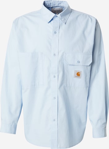 Carhartt WIP Средняя посадка Рубашка 'Irwin' в Синий: спереди