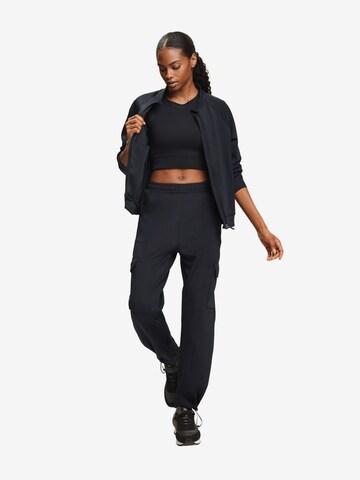 ESPRIT Loose fit Cargo Pants in Black