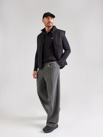 BOSS Poloshirt 'Plisy' in Blau