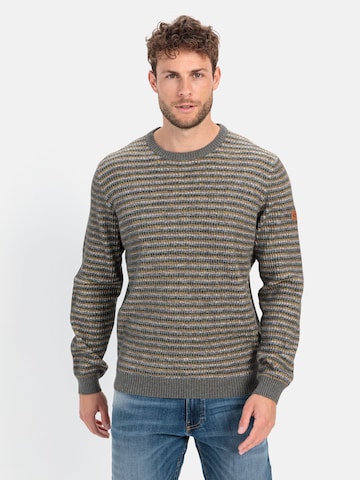 CAMEL ACTIVE Sweater 'Mouline' in Grey: front