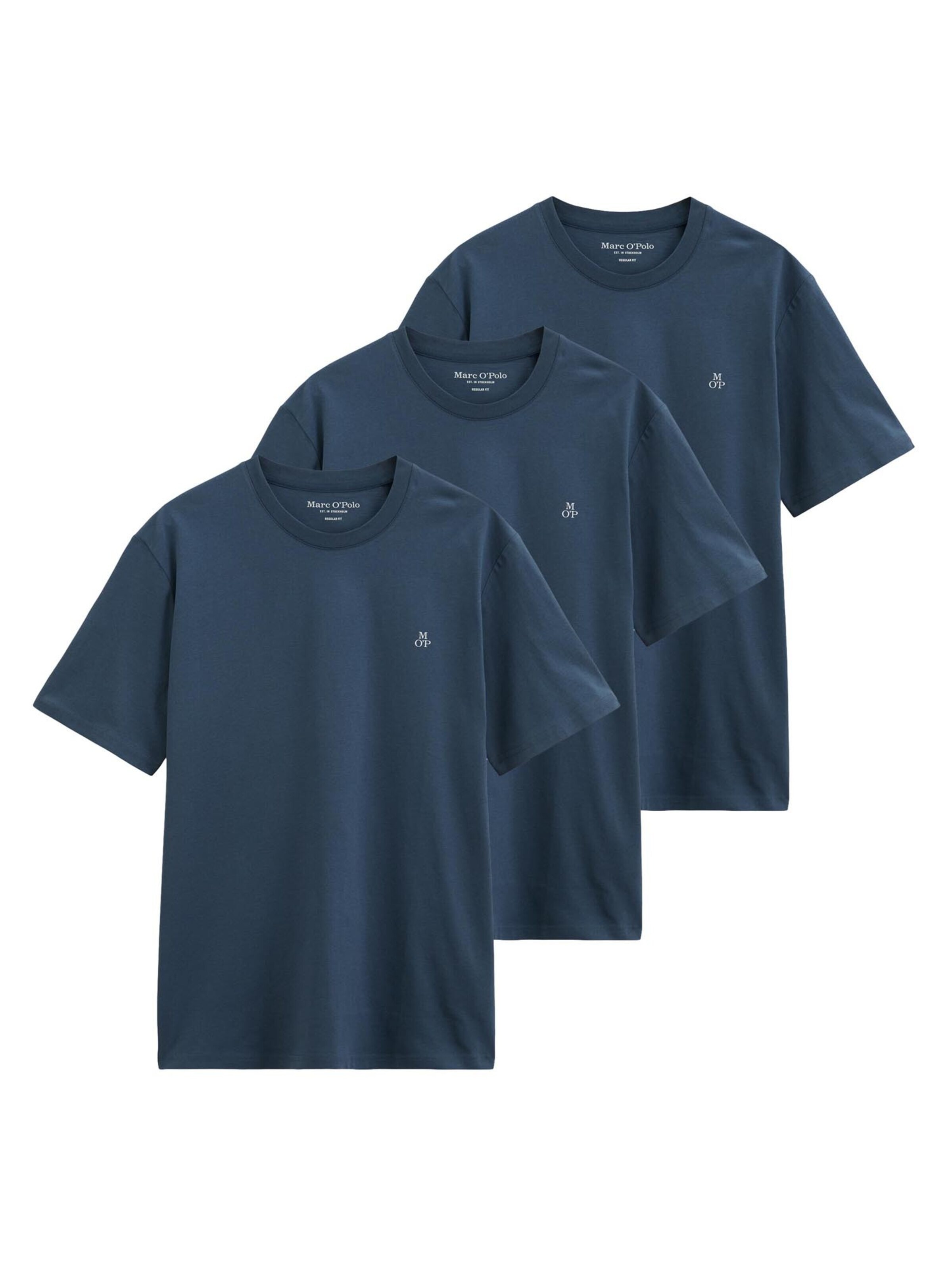 Marc O'Polo Shirt 'Kjer' in Blue: front