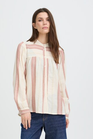 Pulz Blouse 'ADOLA' in Beige: front