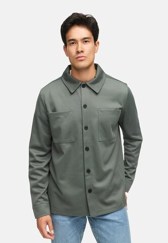 INDICODE JEANS Regular fit Overhemd 'Yuno' in Grijs: voorkant
