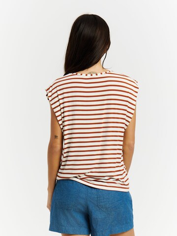 PROTEST Shirt 'PRTFancier'‌‌‌‌‌‌‌ in Braun