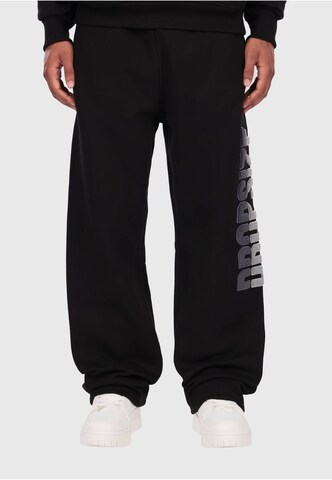 regular Pantaloni di Dropsize in nero: frontale