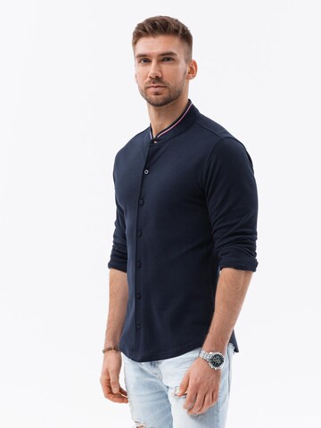 Coupe regular Chemise Ombre en bleu