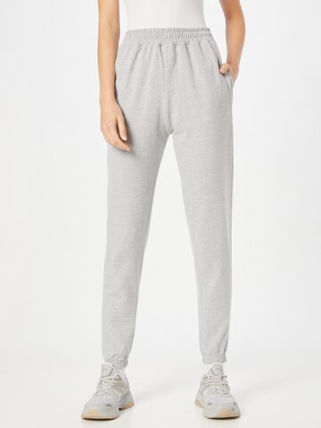 Missguided Tapered Pants in Grey: front