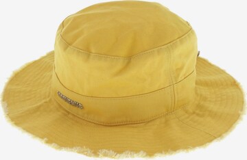 Jacquemus Hat & Cap in One size in Yellow: front