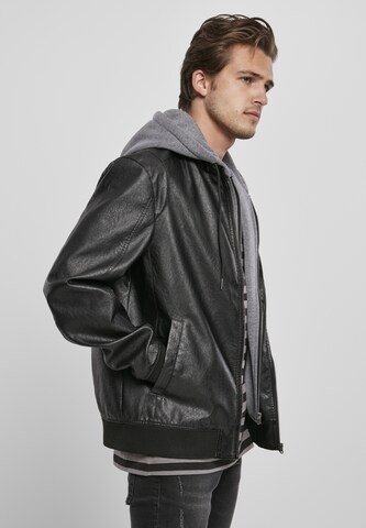 Urban Classics Between-Season Jacket in Black