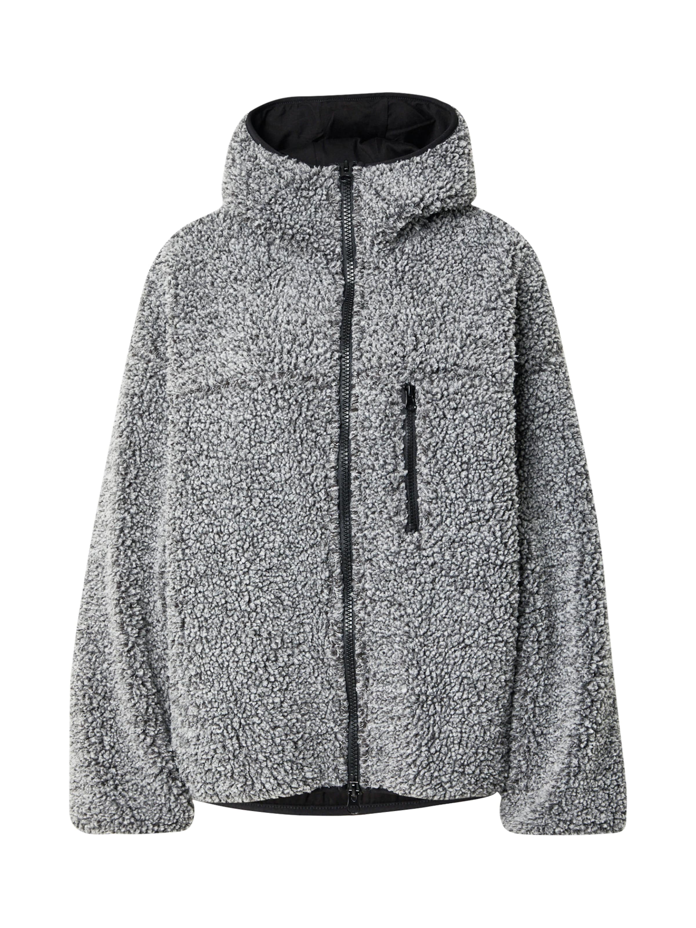 Veste en polaire 'Aria' WEEKDAY en gris : devant