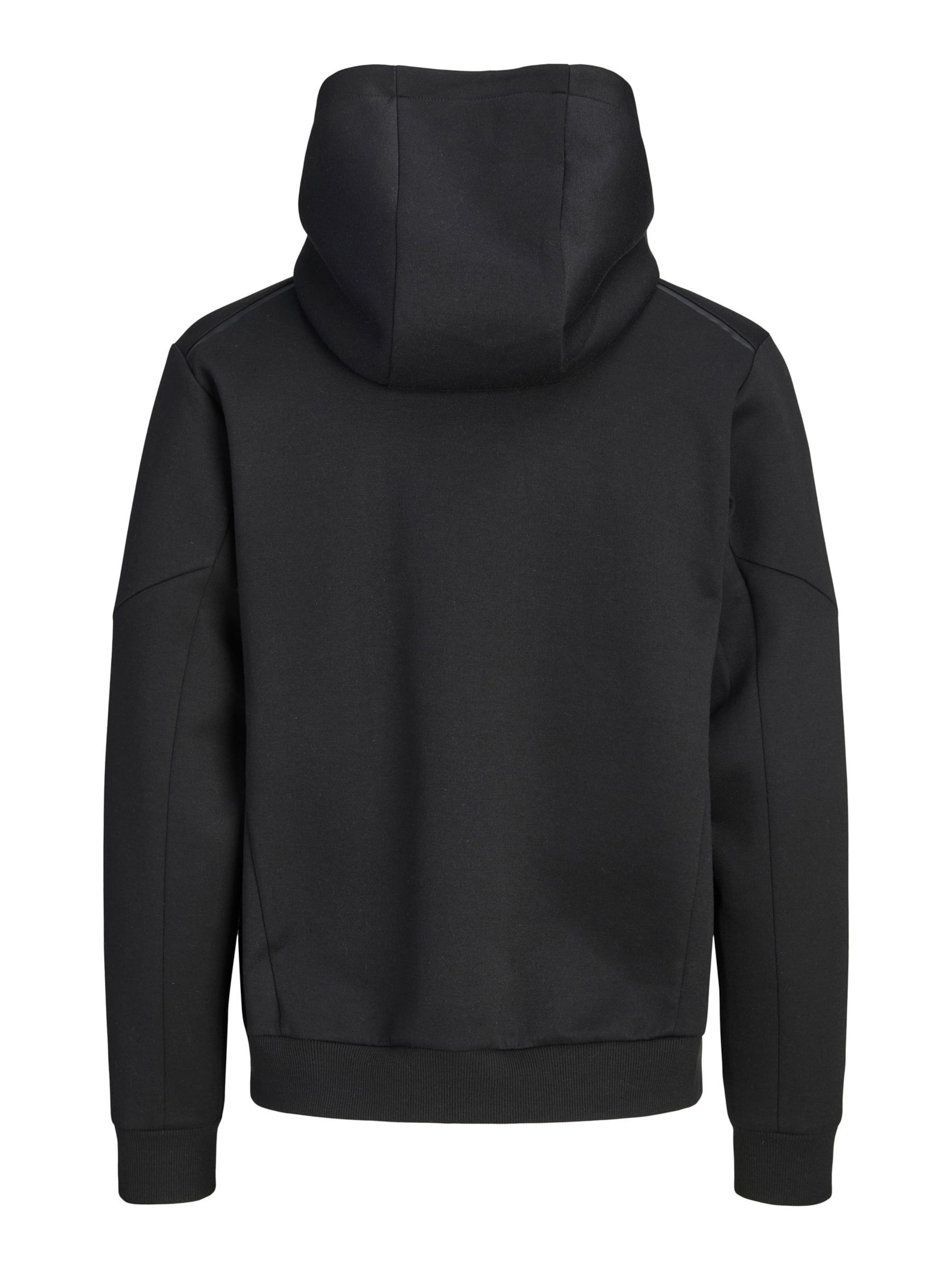 JACK & JONES - Sudadera con cremallera 'JCOFusion' en negro