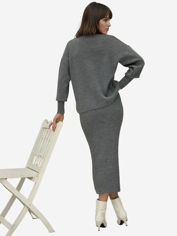 Hiccup - Vestido de malha em cinzento