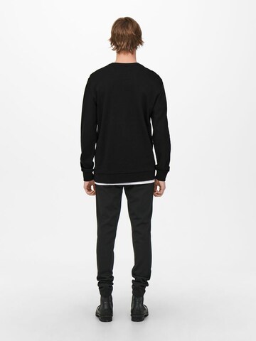 Only & Sons Sweatshirt in Schwarz