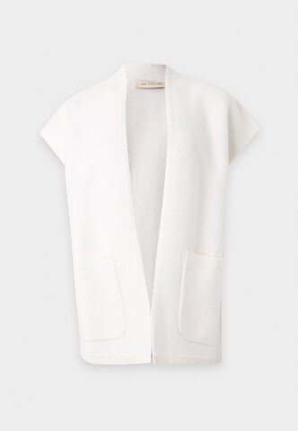 M-M Knit cardigan 'FAVILLA' in White: front