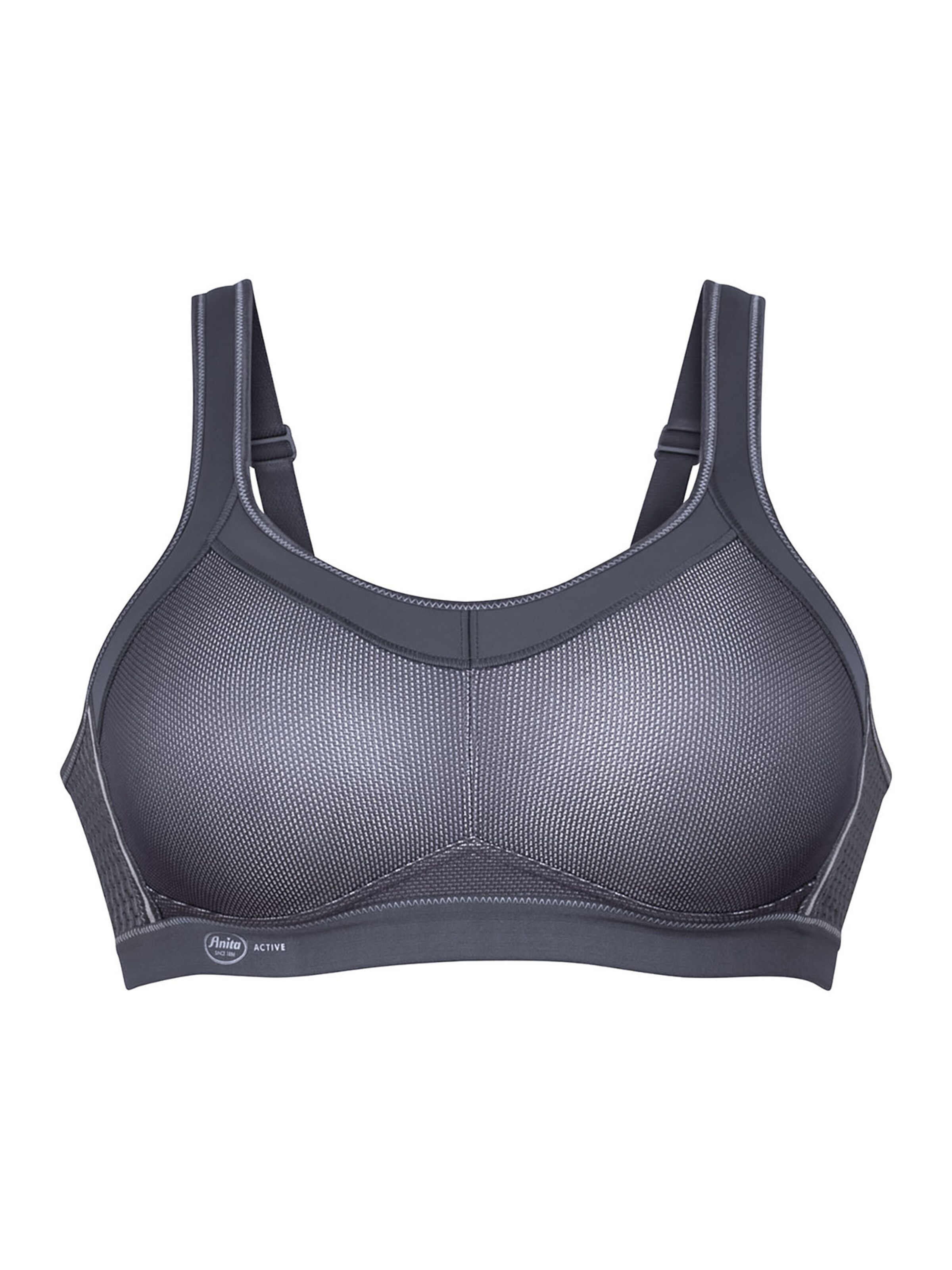 ANITA Bralette Bra 'momentum' in Grey: front
