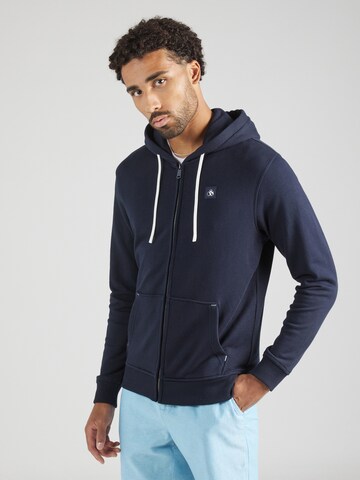 SCOTCH & SODA Sweat jacket 'Essential' in Blue: front