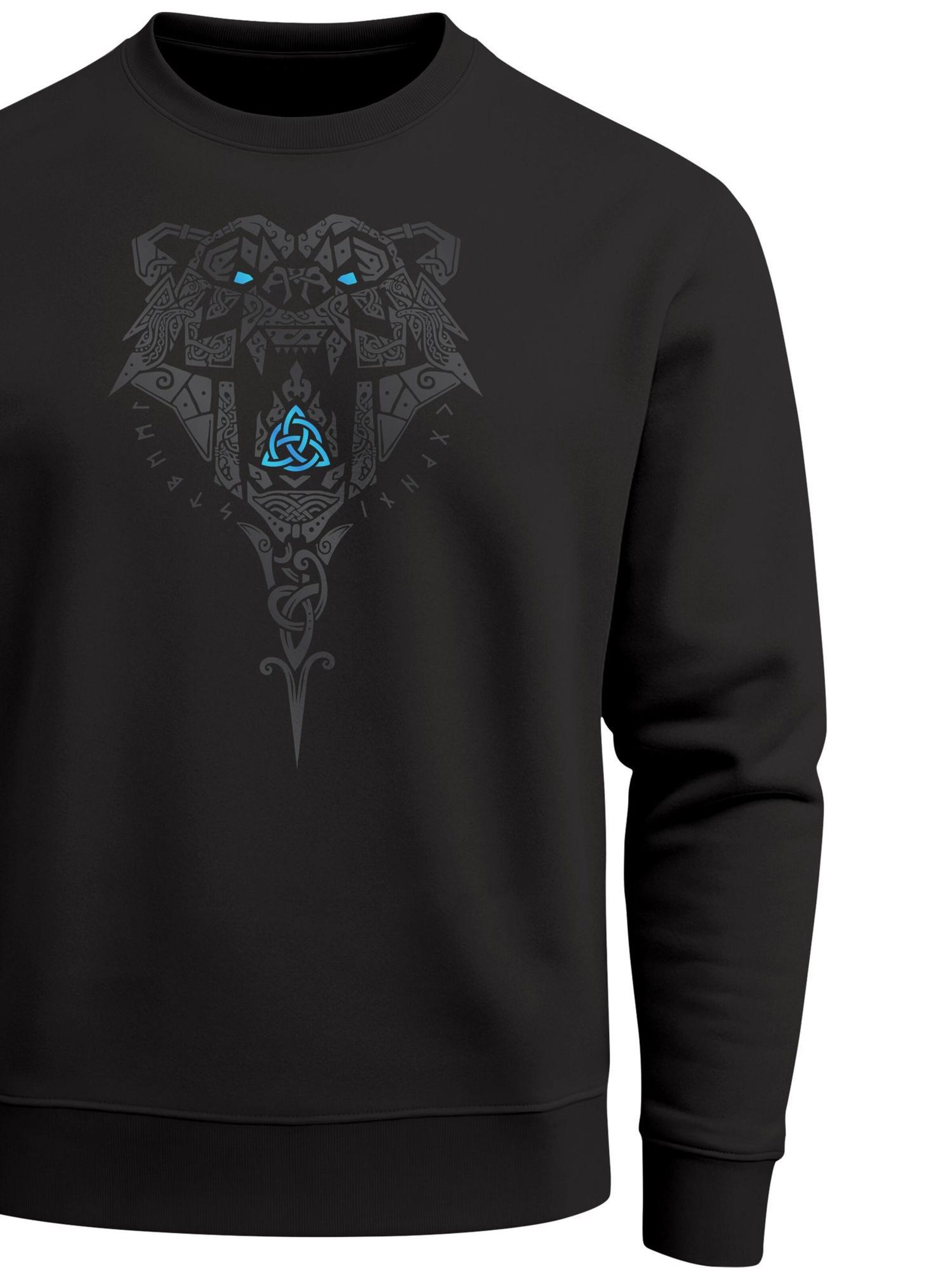 Neverless Sweatshirt 'Berserker' in Black