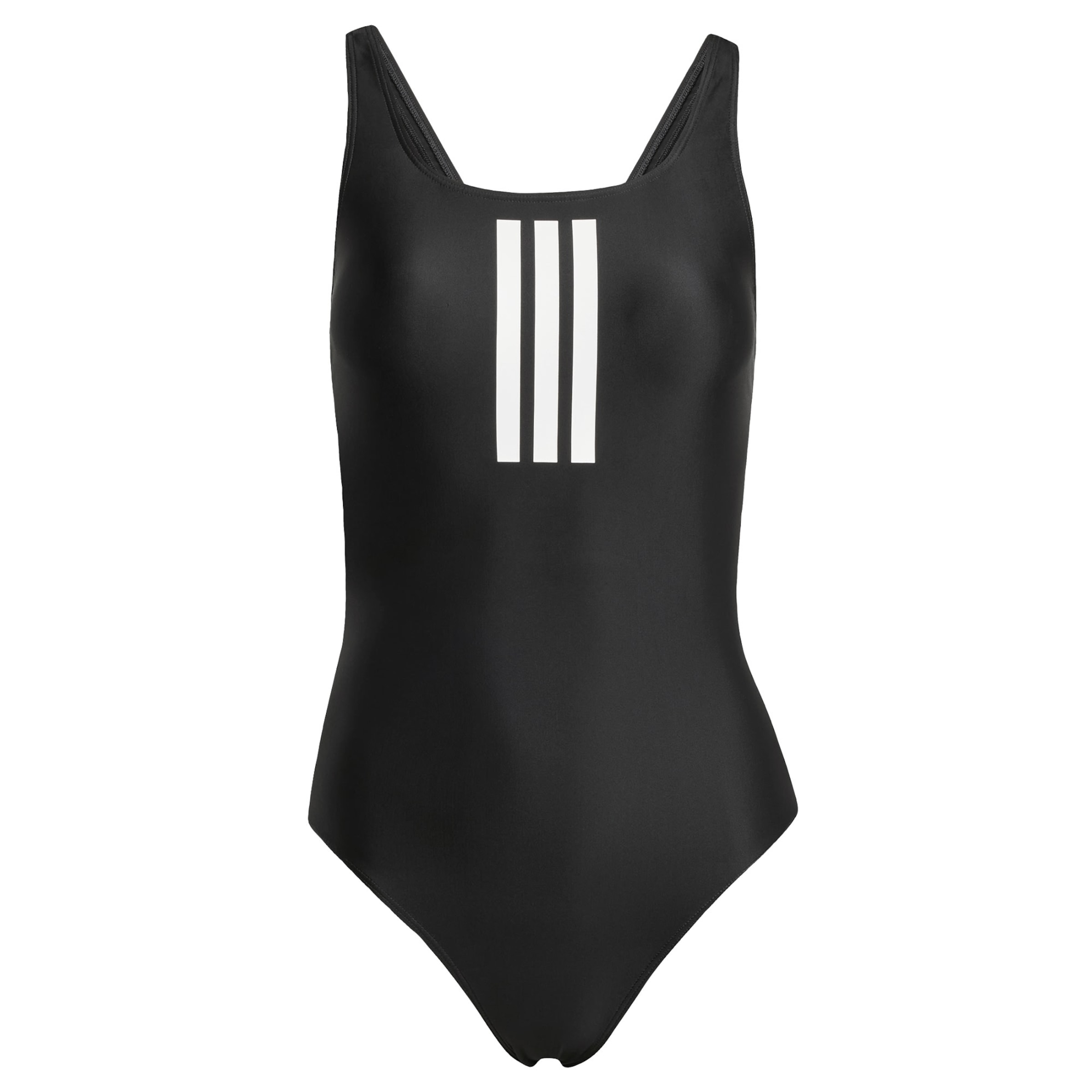 ADIDAS PERFORMANCE Bralette Sports swimsuit '3-Stripes V-Back' in Black: front