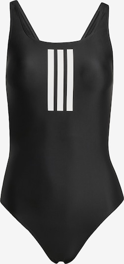 ADIDAS PERFORMANCE Urheilu-uimapuku '3-Stripes V-Back' värissä musta / valkoinen, Tuotenäkymä