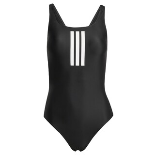 Beautyin Costume Da Bagno Sportivo Monopezzo Racerback, UPF 50+, Modesto E Resistente Al Cloro, Nero/Rosso, Taglia M
