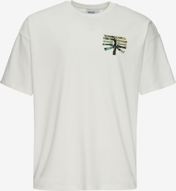 Multiply Apparel - Camisa 'Car' em branco: frente