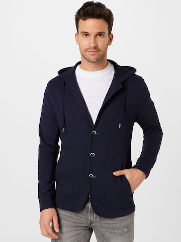 Key Largo Between-Season Jacket in Blue: front