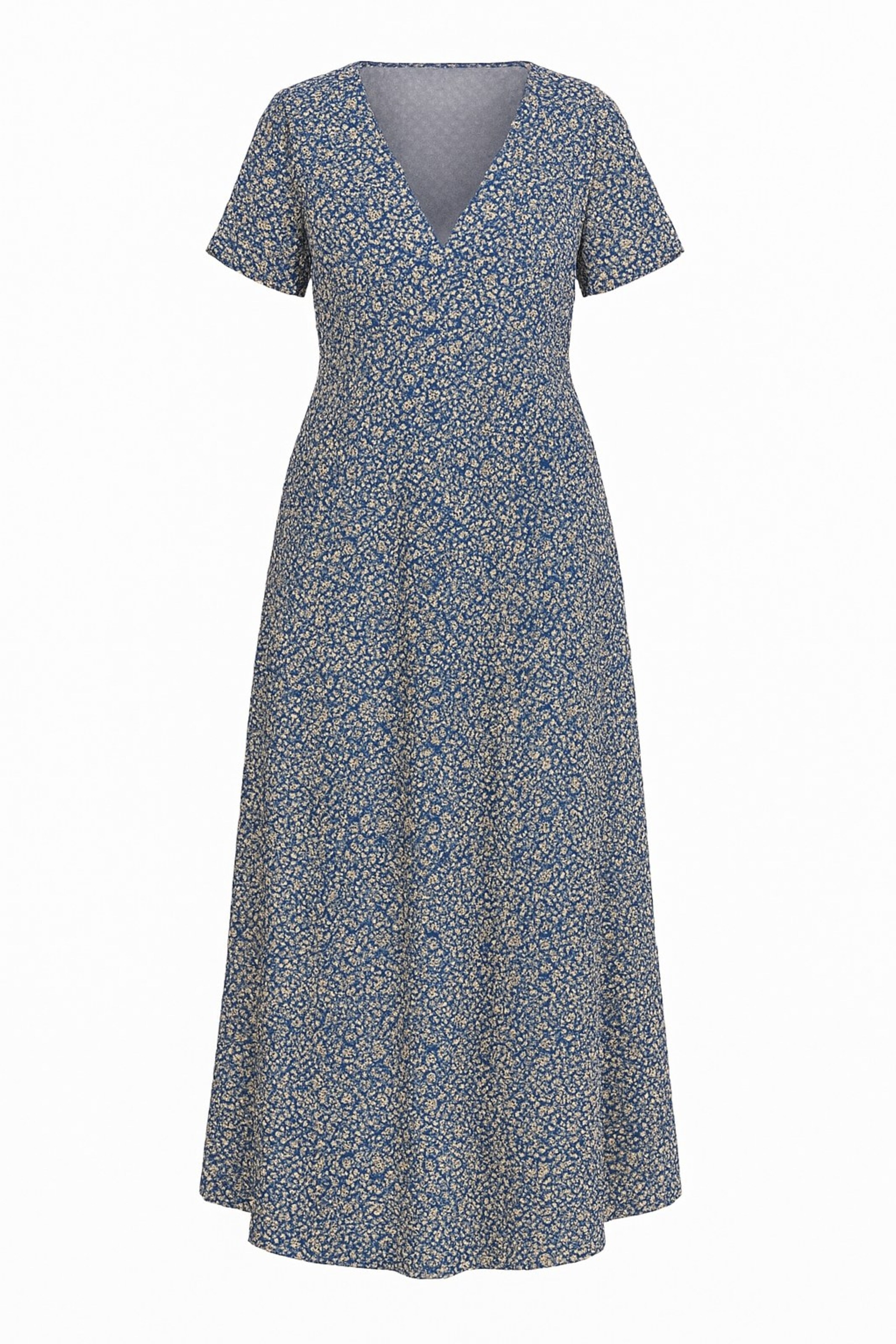 Robe Stil Diva en bleu : devant