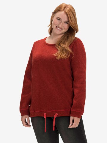 SHEEGO Sweatshirt in Rot: predná strana
