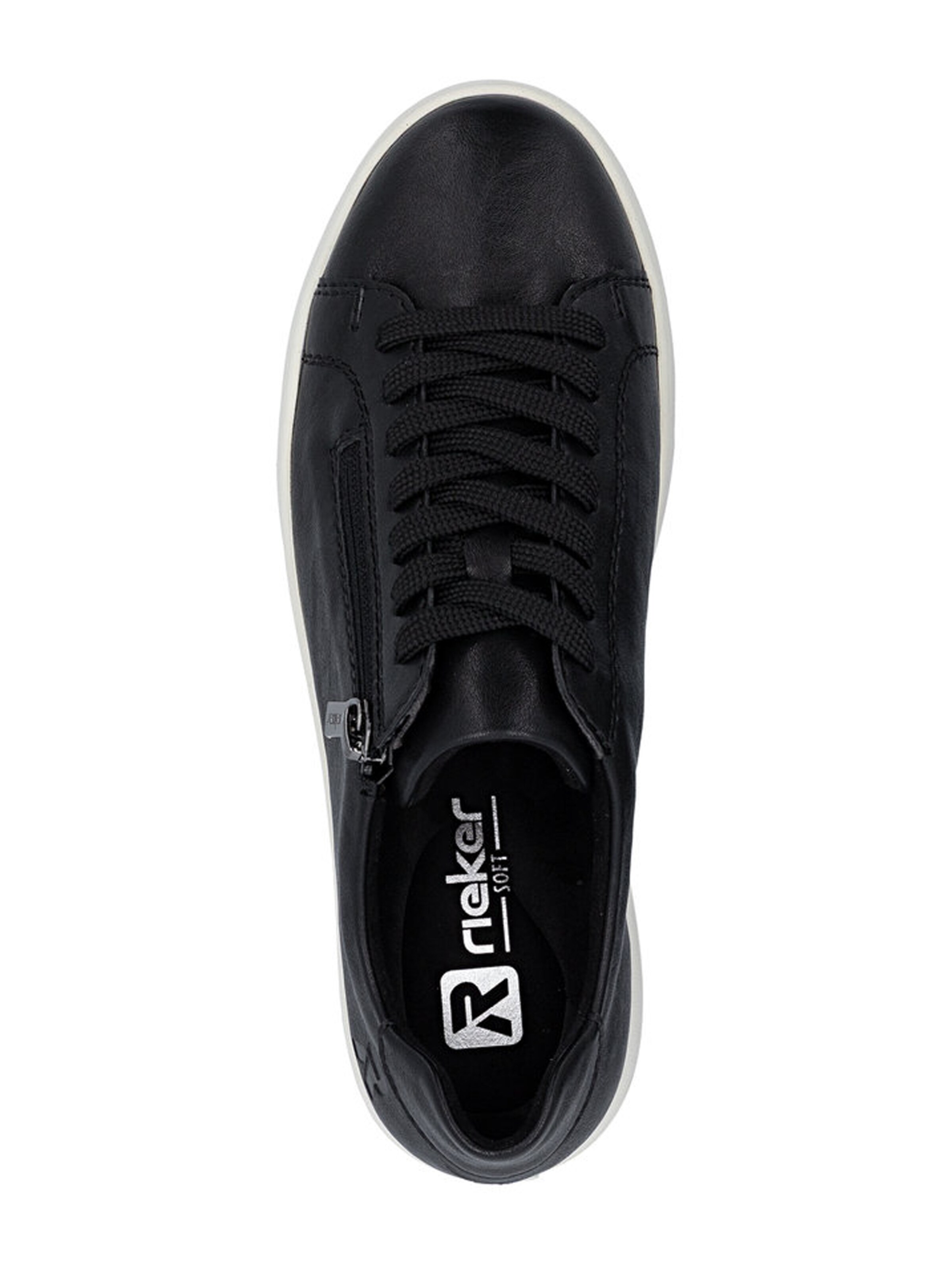 melns Rieker Zemie brīvā laika apavi
