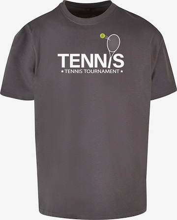 T-Shirt ' Tennis Racket' Merchcode en noir : devant