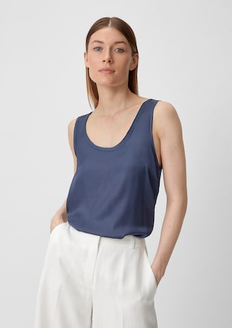 COMMA Top in Blauw: voorkant