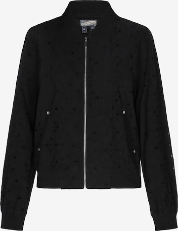 melns DreiMaster Vintage Starpsezonu jaka: no priekšpuses