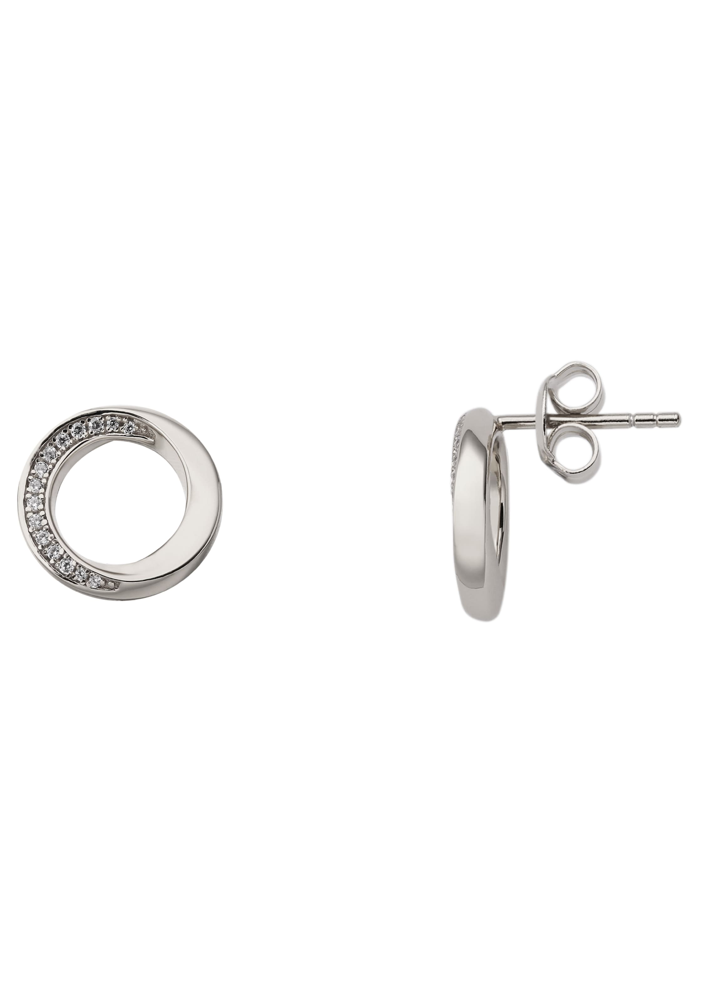 XENOX Earrings in Silver: front