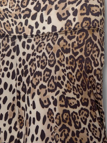 Pull&Bear Flared Hose in Braun
