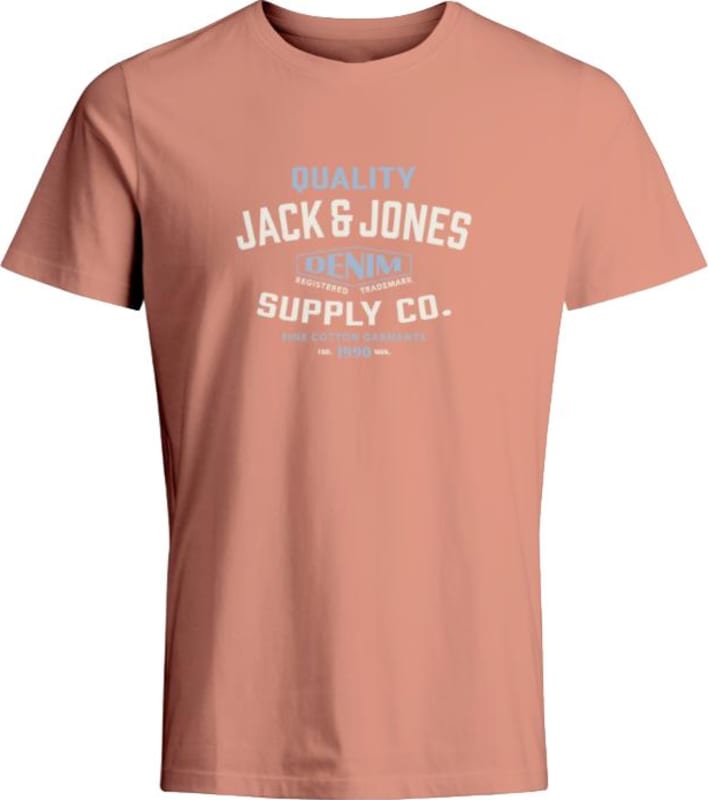 JACK & JONES T-Shirt 'BOOSTER' in Pink