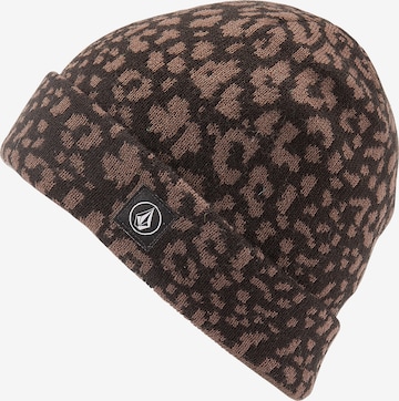 Volcom Beanie in Brown: front