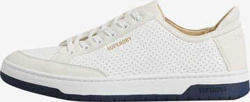 Superdry Sneakers 'Vintage Vegan Basket' in White: front