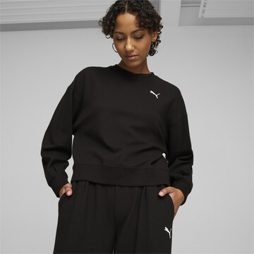 PUMA Sweatshirt 'Her' in Black: front