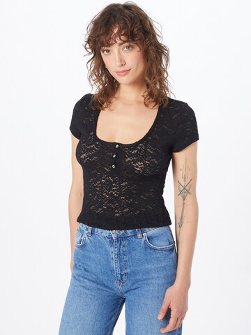 GUESS Shirt 'Johona' in Zwart: voorkant