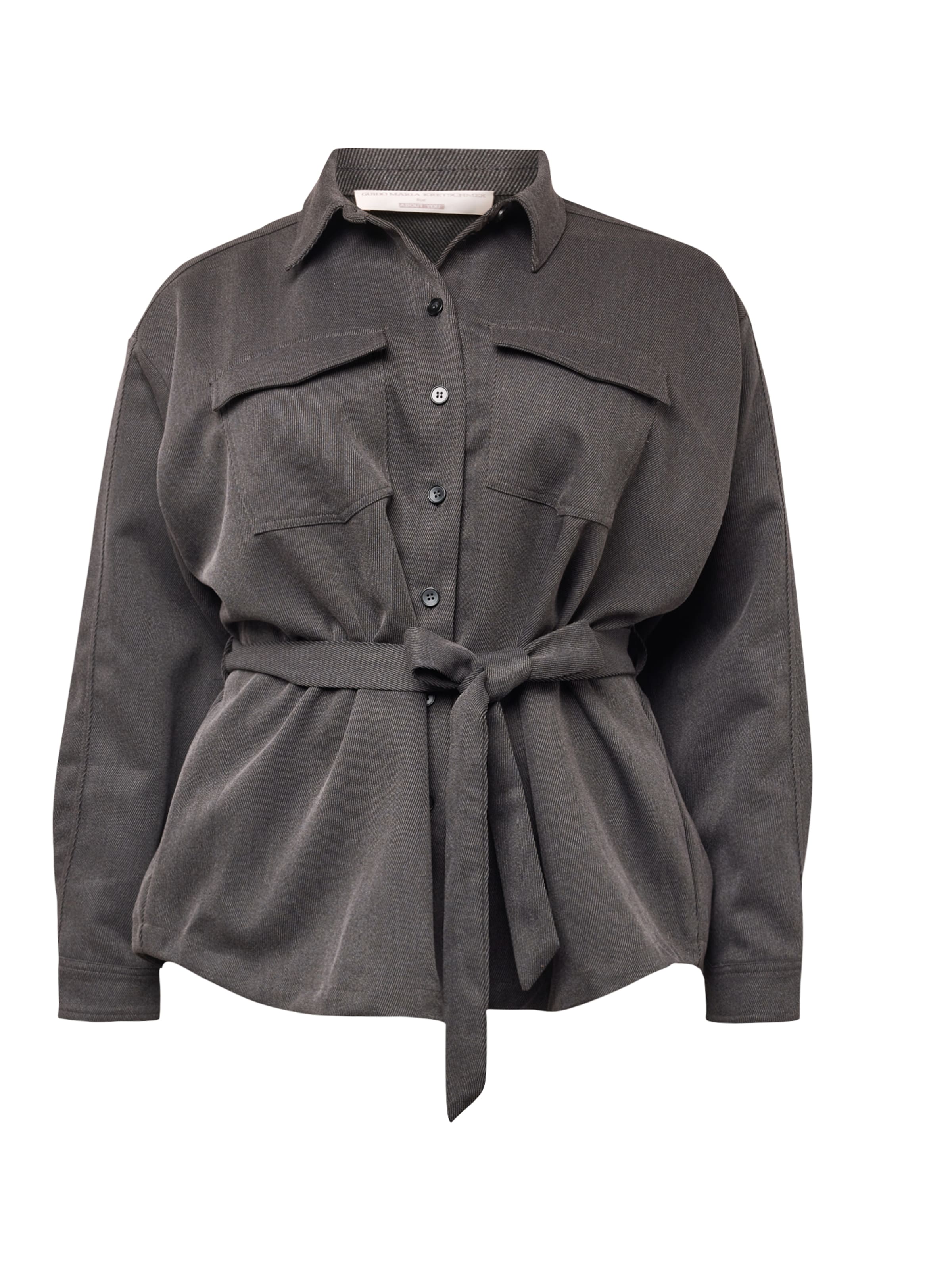 pilka Guido Maria Kretschmer Curvy Palaidinė 'Philippa blouse': priekis