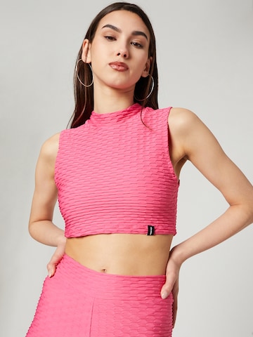 VIERVIER Top 'Malou' in Pink: front
