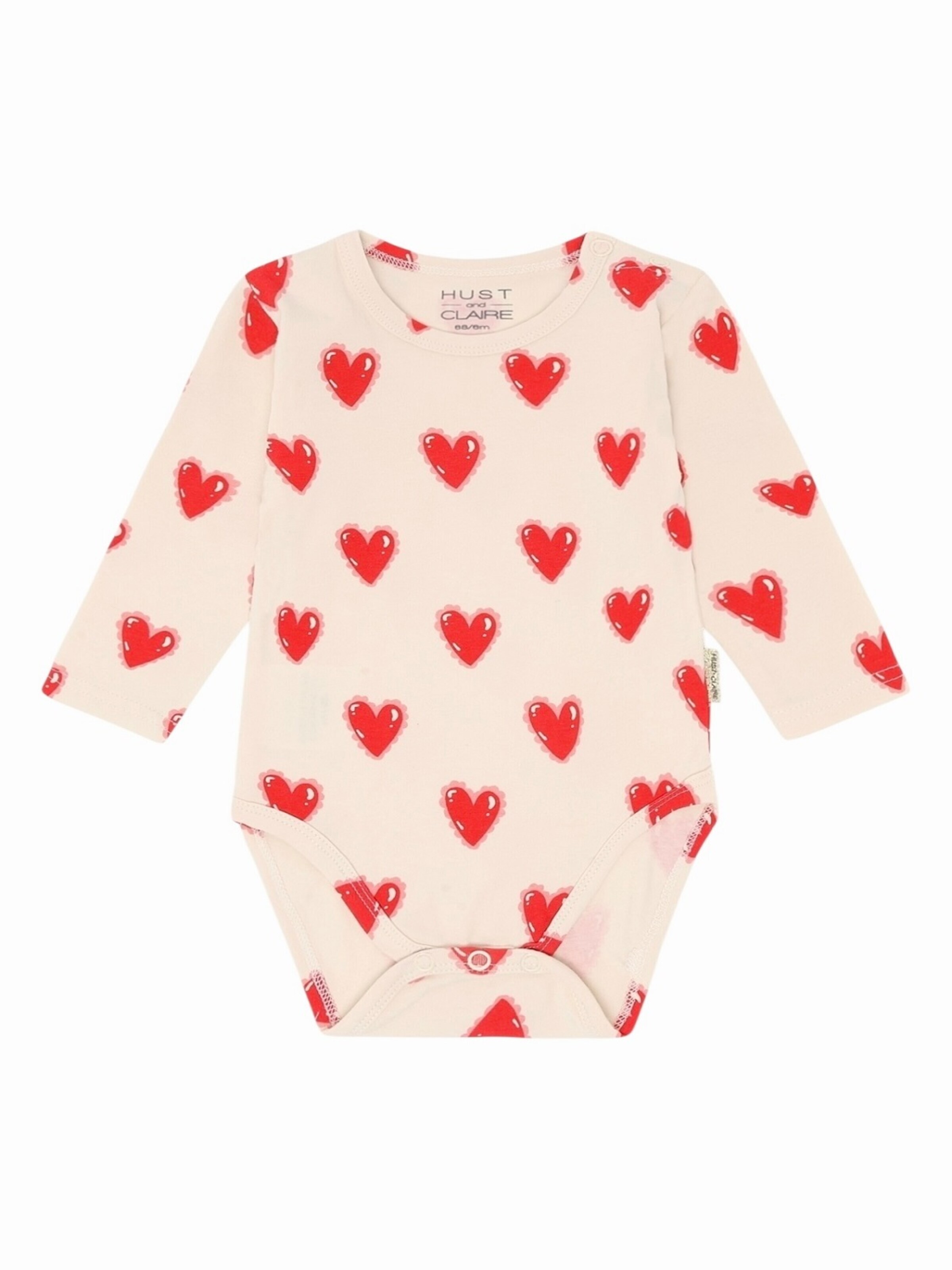 Hust & Claire Strampler/Body 'HCBri Love'‌‌‌‌‌‌‌‌ in Beige: Vorderseite
