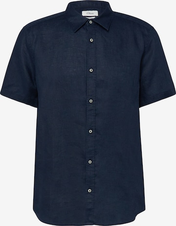 s.Oliver Hemd in Blau: Vorderseite