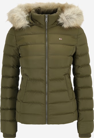 Tommy Jeans - Chaqueta de invierno 'Essential' en verde: frente