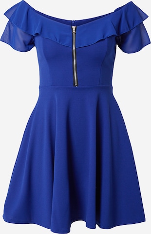 Robe 'IDRIS' WAL G. en bleu : devant