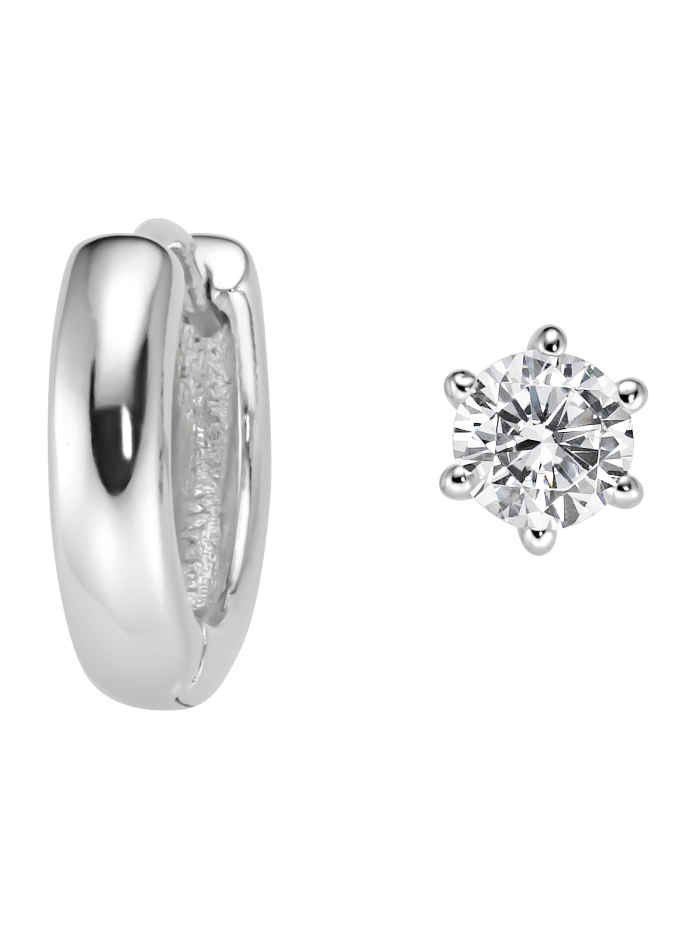 Orecchino di Smart Jewel in argento: frontale