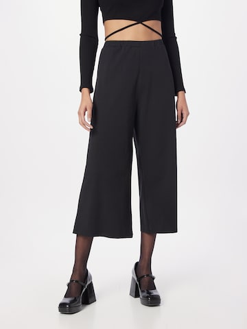 Wide Leg Pantalon People Tree en noir : devant