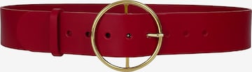 Haute Cuir - Cinturón en rojo: frente